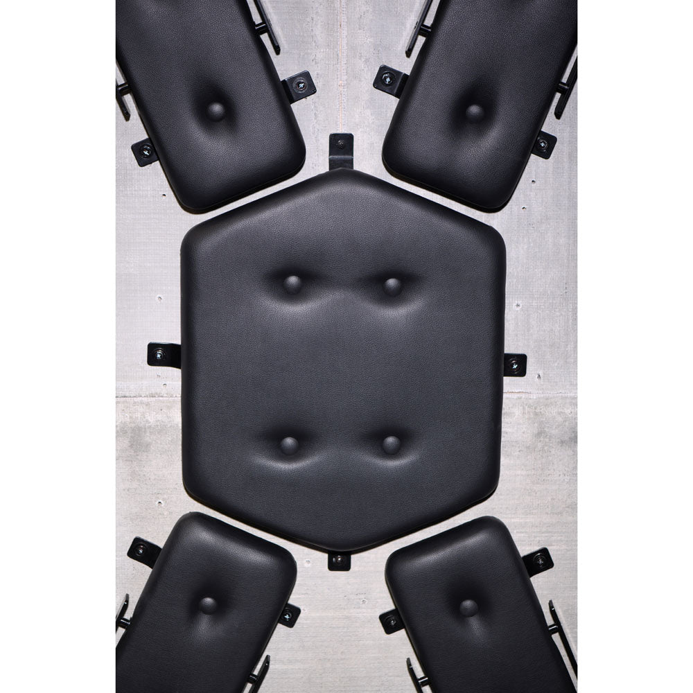 Master Series St Andrew's Cross - Wall-Mounted Bondage Furniture