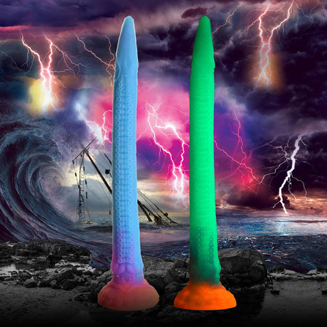 Creature Cocks Tentacle Larva Dildo - Glow-in-Dark (18")