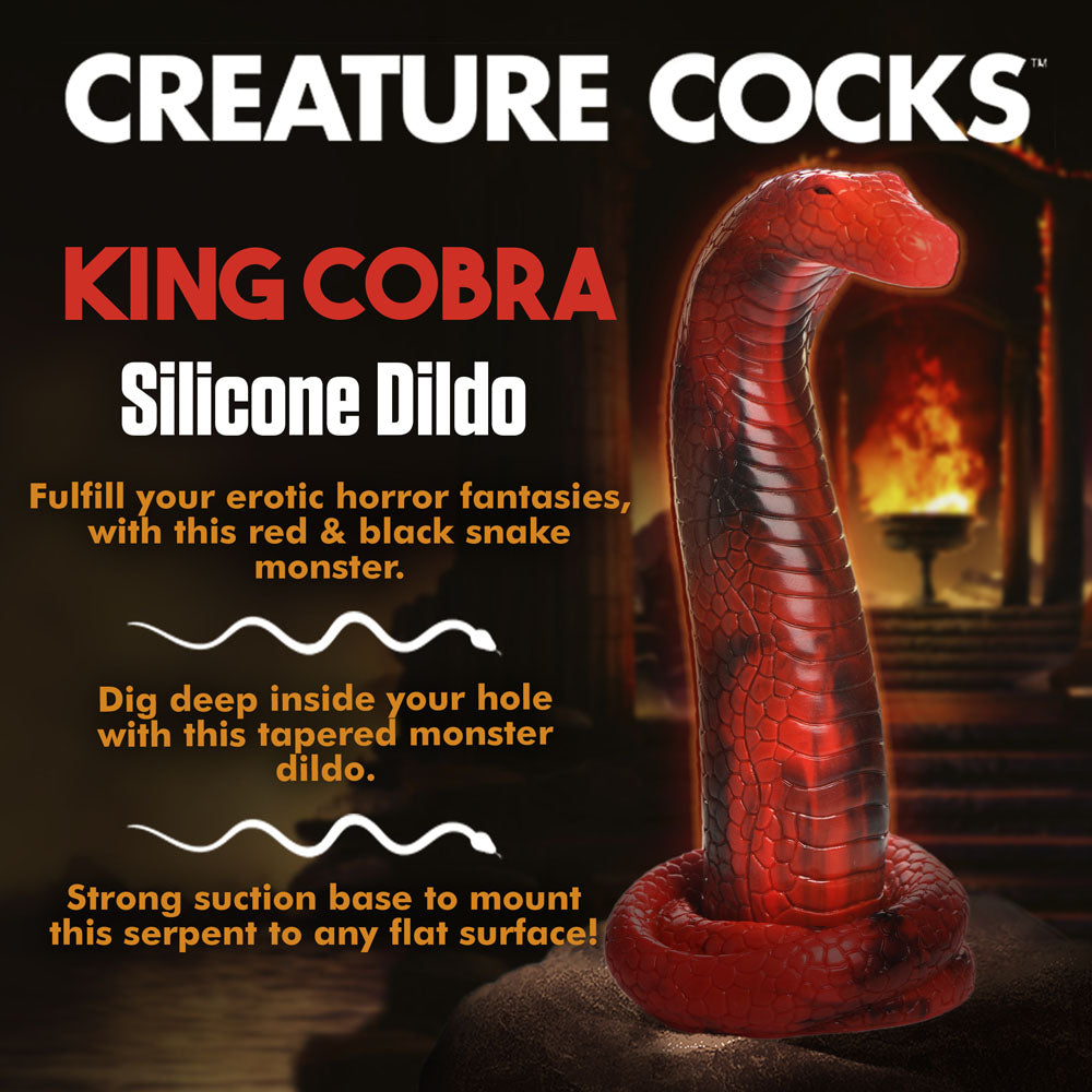 Creature Cocks King Cobra Fantasy Dildo (8.5")