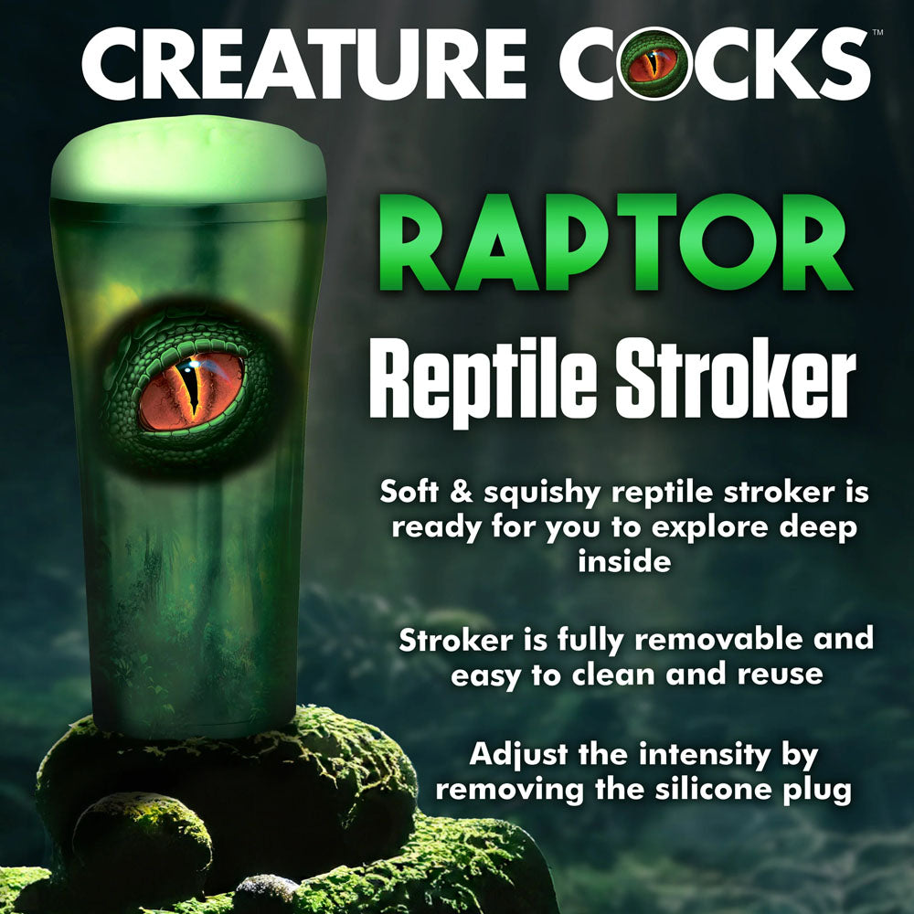 Creature Cocks Raptor Reptile Fantasy Fleshlight - Adjustable Tightness & Suction