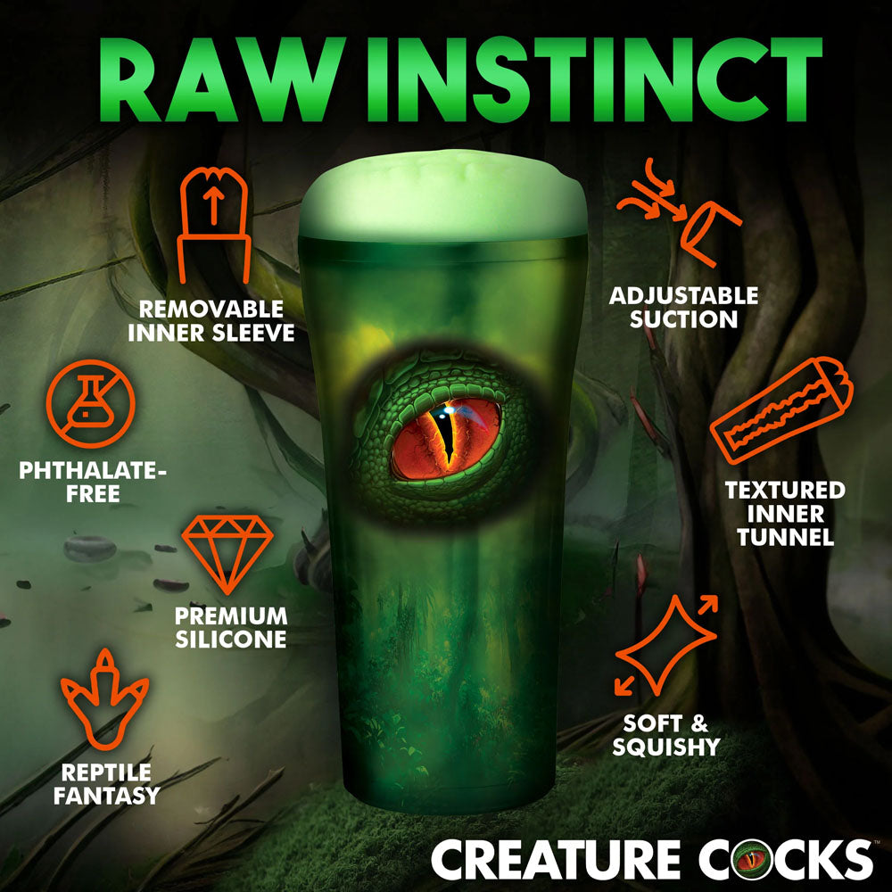 Creature Cocks Raptor Reptile Fantasy Fleshlight - Adjustable Tightness & Suction