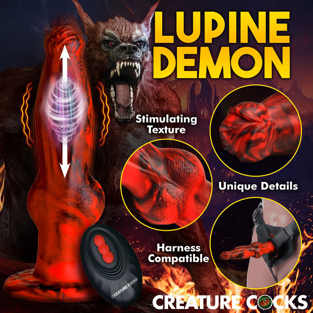 Creature Cocks Hell Wolf - Thrusting Fantasy Dildo (22cm)