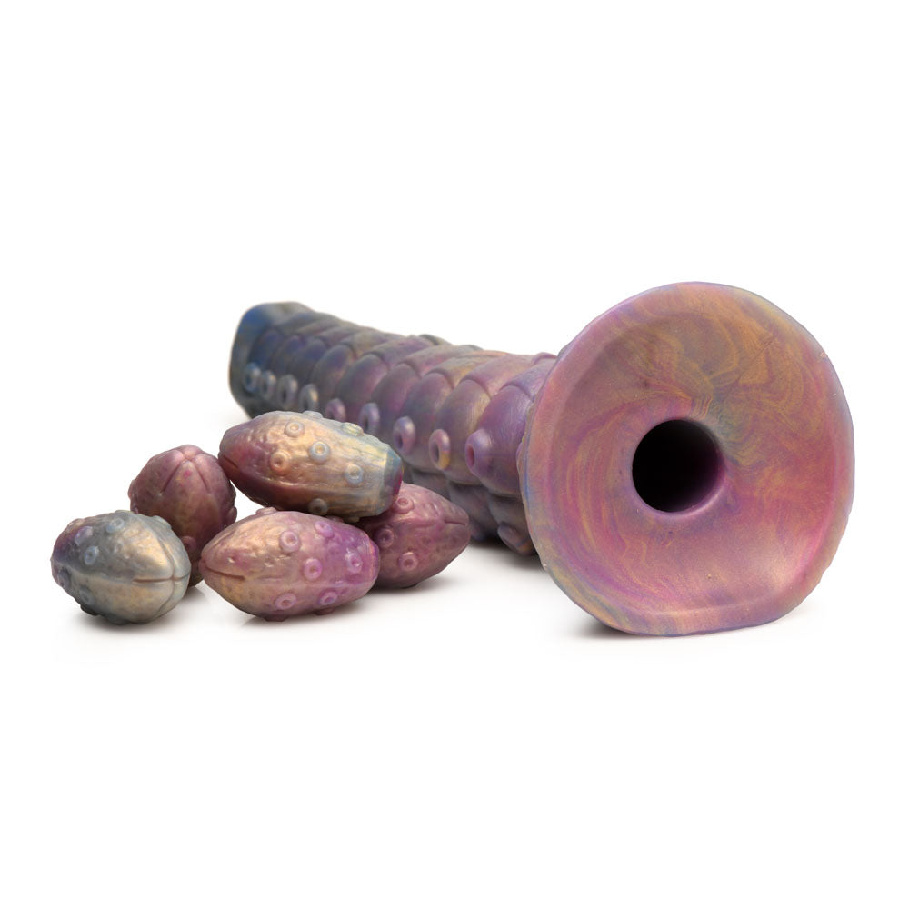 Creature Cocks Deep Invader – Multi-Colour Ovipositor Fantasy Dildo with Eggs (22.9cm)