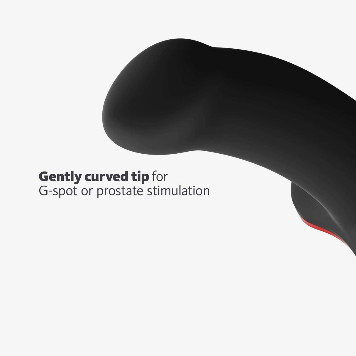 Amor Black - Small Silicone Dildo for Beginners - Harness Compatible