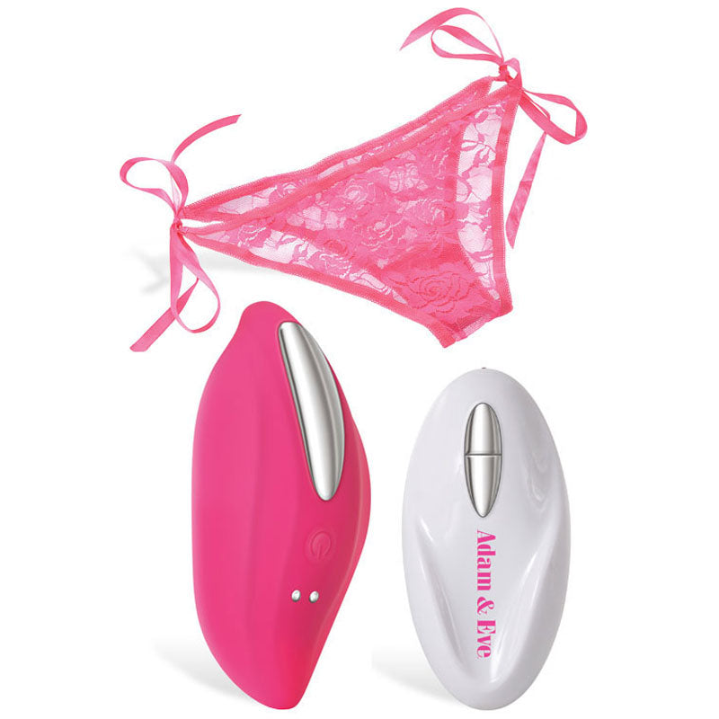 Adam & Eve Vibrating Panty with Wireless Remote - Operates 10m Away