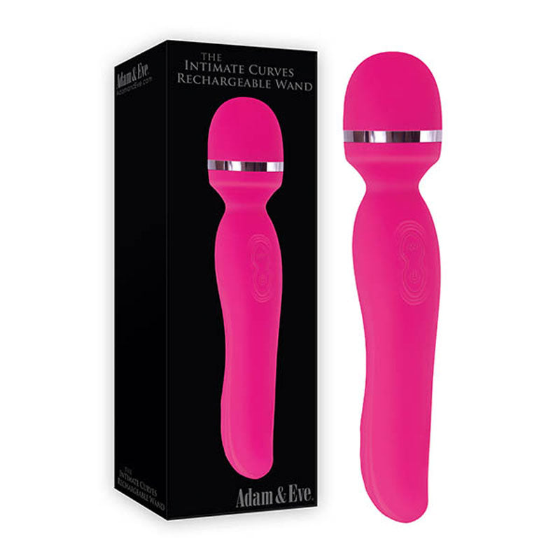 Adam & Eve Intimate Curves Wand - Flexible Head with Powerful Vibrations