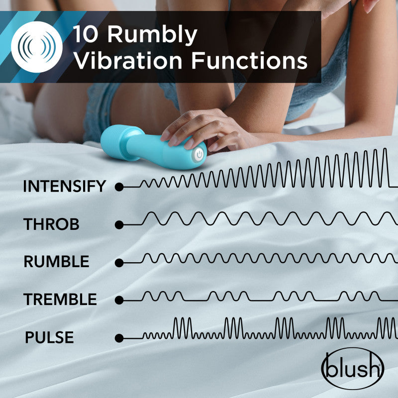 Rose Petite Wand Massager - Flexible, Compact, Powerful & Waterproof