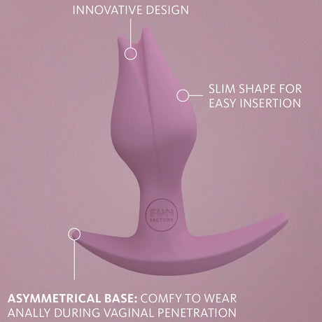 Fun Factory Bootie FEM Slim Anal Plug - Beginner Friendly (Rose)