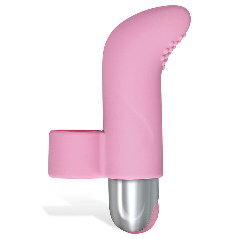 Adam & Eve Rechargeable Silicone Finger Vibrator with Textured Tip