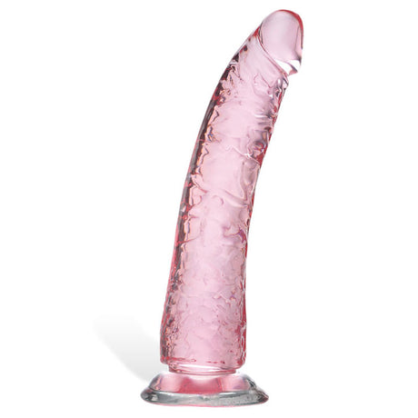 Adam & Eve Realistic Pink Jelly Dildo with Suction Base (8")