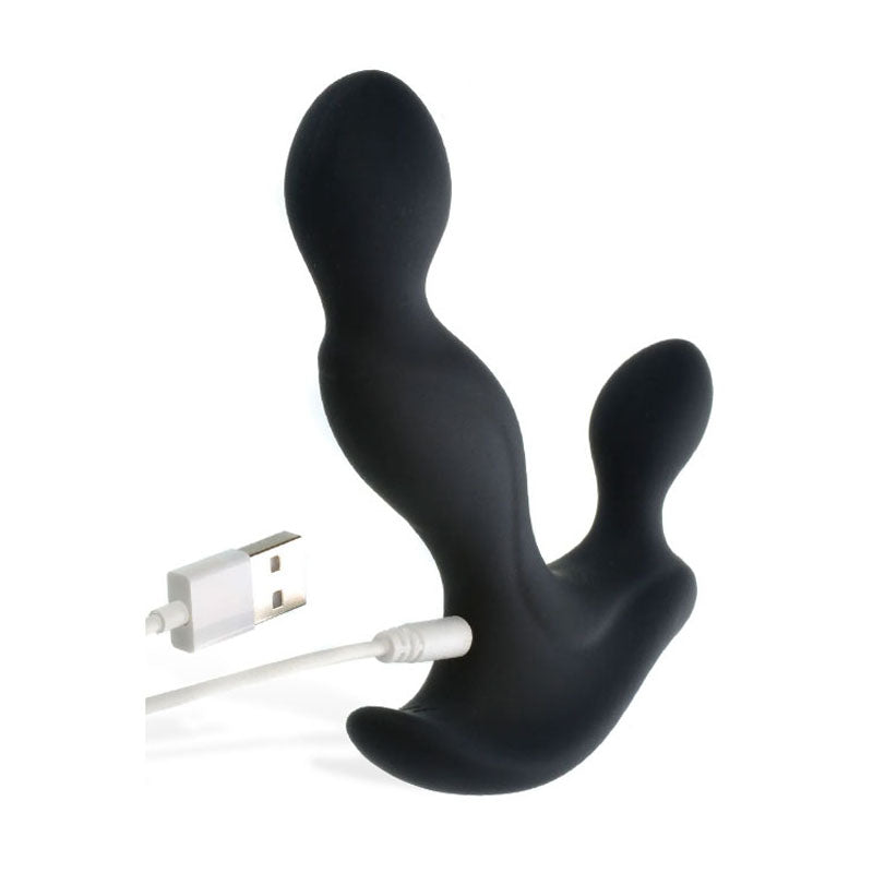 Adam & Eve Vibrating Triple Shaft Prostate Massager - Waterproof