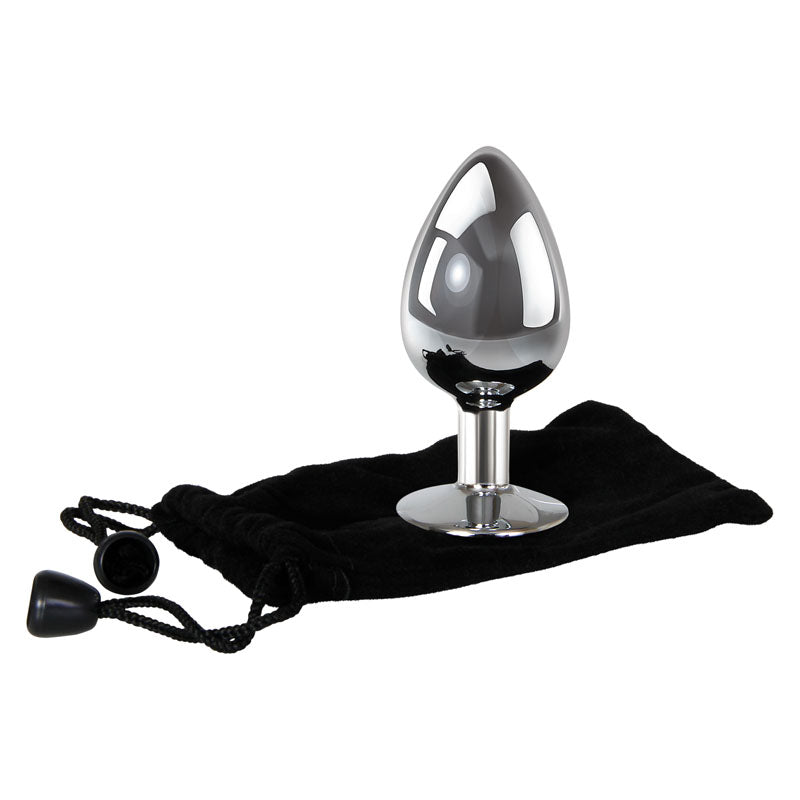 Adam & Eve Clear Gem Anal Butt Plug – Large