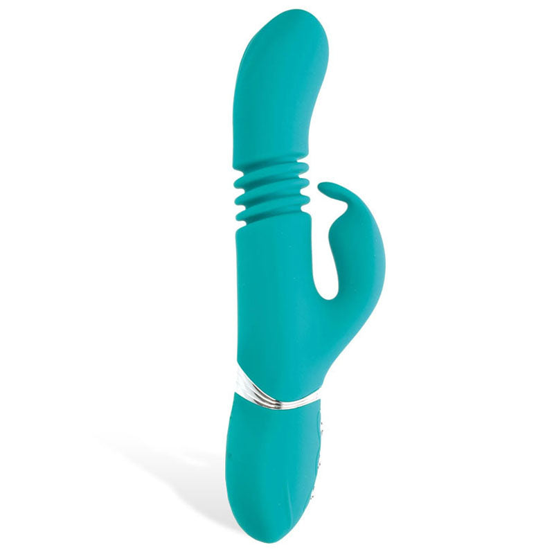 Adam & Eve Dual Action Thrusting & G-Spot Rabbit Vibrator