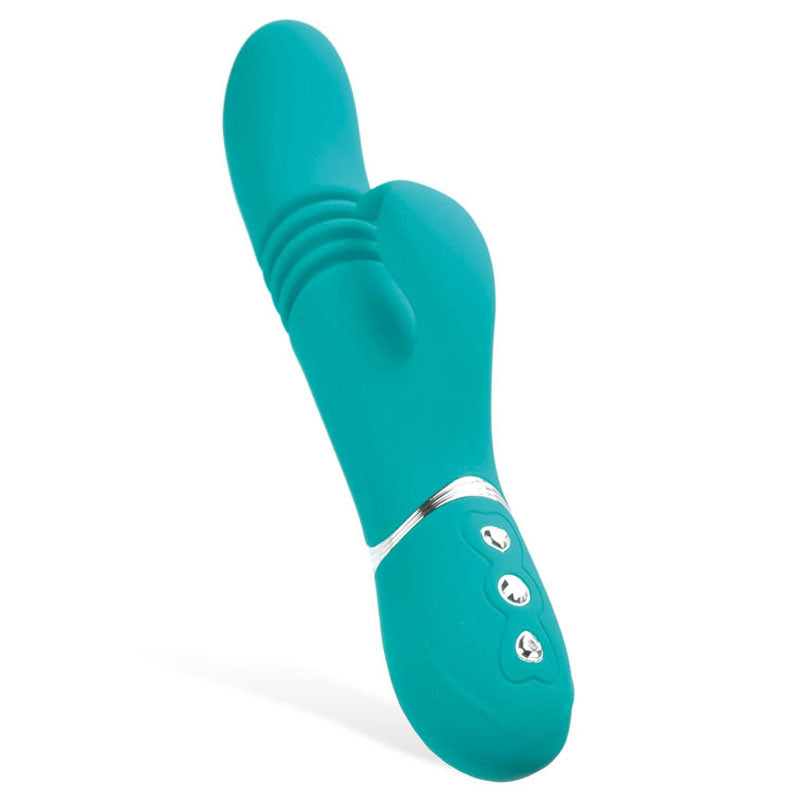 Adam & Eve Dual Action Thrusting & G-Spot Rabbit Vibrator