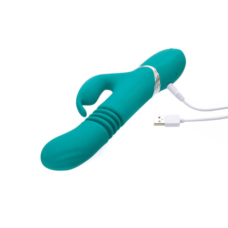 Adam & Eve Dual Action Thrusting & G-Spot Rabbit Vibrator