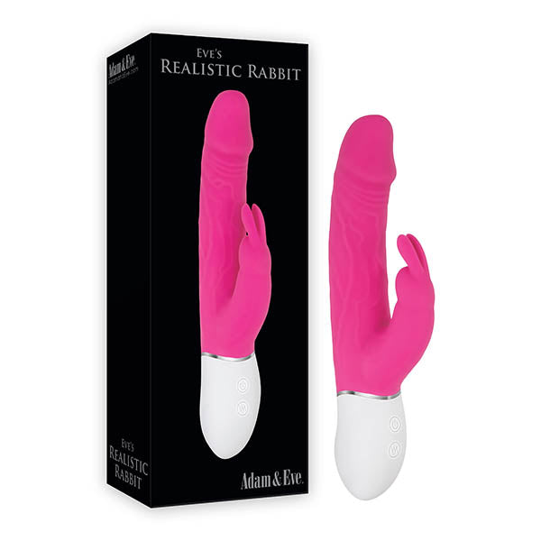 Adam & Eve Realistic Rabbit Vibrator with Dual Motors