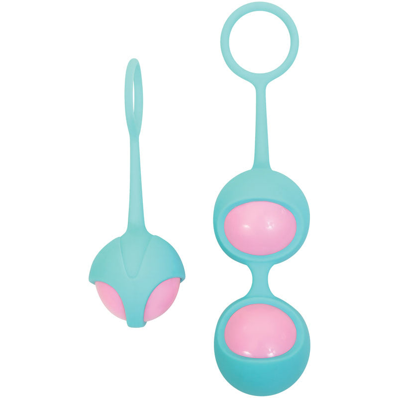 Adam & Eve Kegel Training 2 Piece Set - Smooth & Waterproof