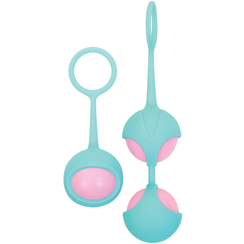 Adam & Eve Kegel Training 2 Piece Set - Smooth & Waterproof