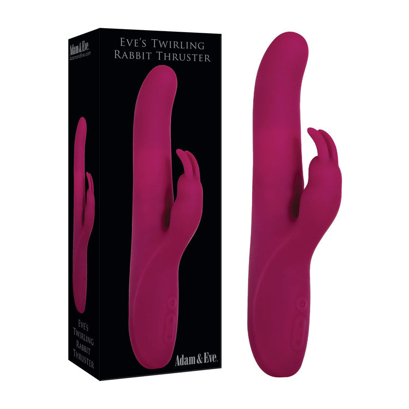 Adam & Eve Twirling and Thrusting G-Spot and Rabbit Vibrator - Multi-Functional