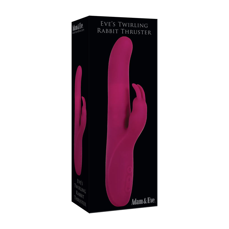 Adam & Eve Twirling and Thrusting G-Spot and Rabbit Vibrator - Multi-Functional