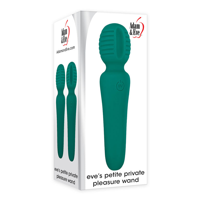 Adam & Eve Petite Private Wand Massager - Textured Head, Compact & Powerful
