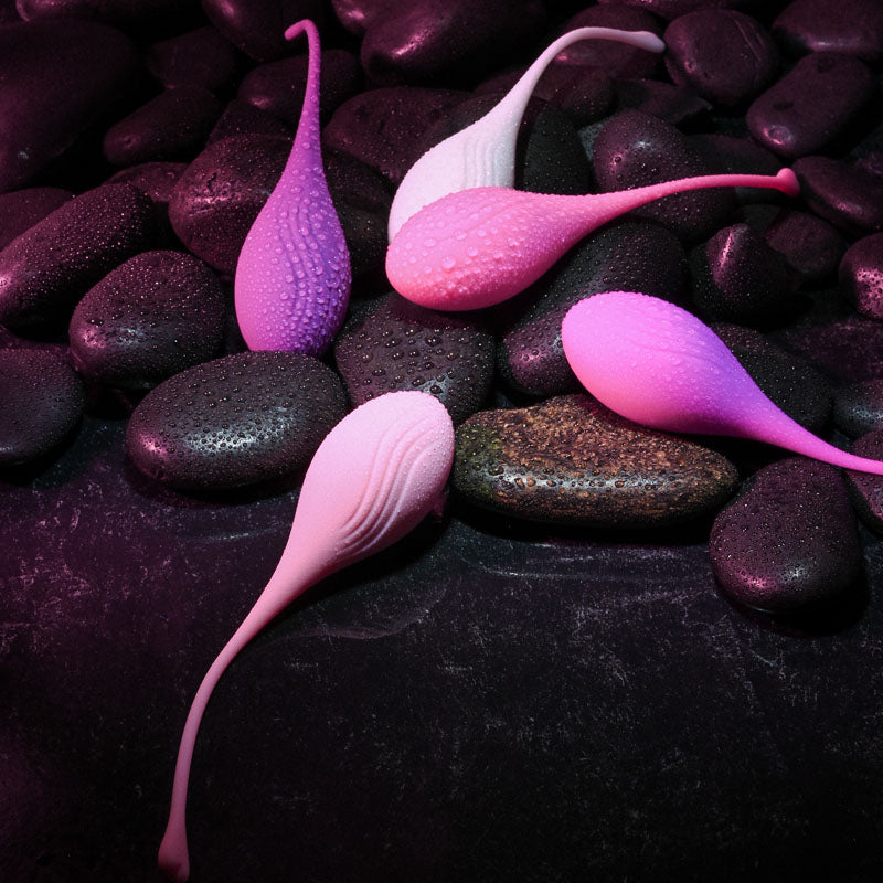 Evolved Tight & Delight | 5 Piece Kegel Training Set | Waterproof | Retrieval Cord
