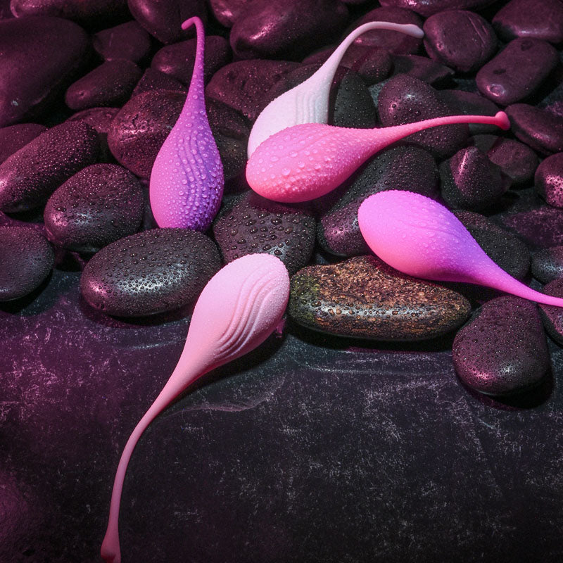 Evolved Tight & Delight | 5 Piece Kegel Training Set | Waterproof | Retrieval Cord