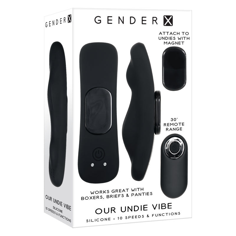 Gender X Our Undie Panty Vibrator - Remote Controlled, Magnetic & Waterproof