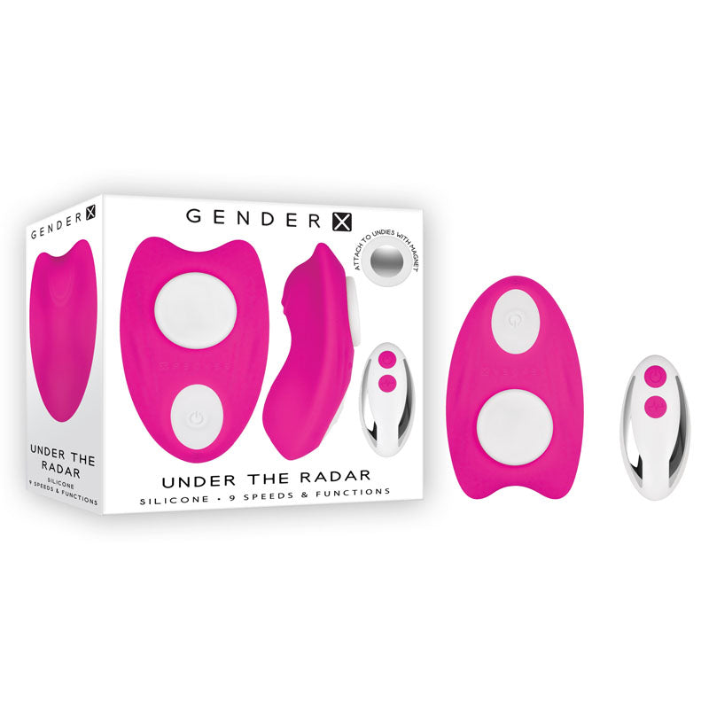 Gender X Under the Radar Panty Vibrator - Remote Controlled, Secure & Discreet, Waterproof
