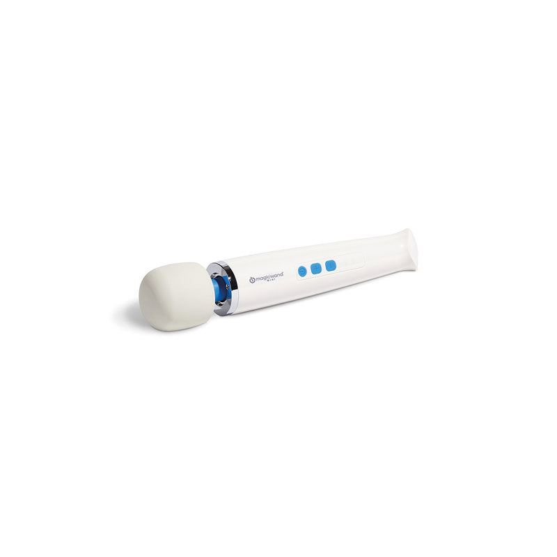 Magic Wand Mini - White Rechargeable Massage Wand with Deep Vibrations