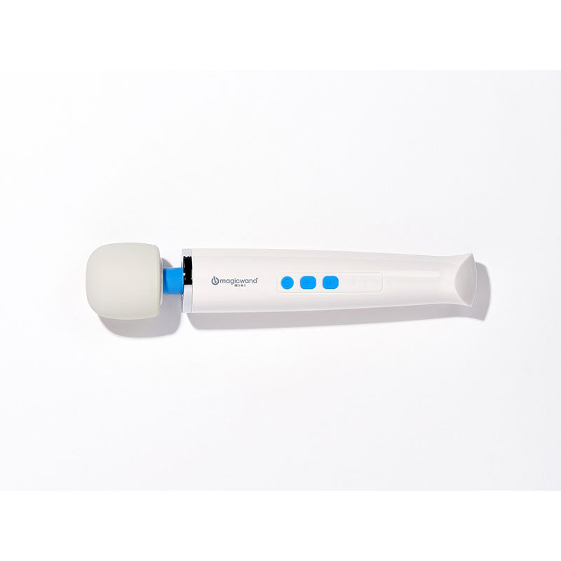 Magic Wand Mini - White Rechargeable Massage Wand with Deep Vibrations