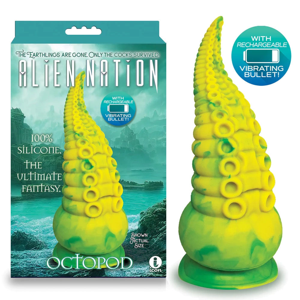 Alien Nation Octopod – Vibrating Tentacle Creature Dildo (22.9cm)