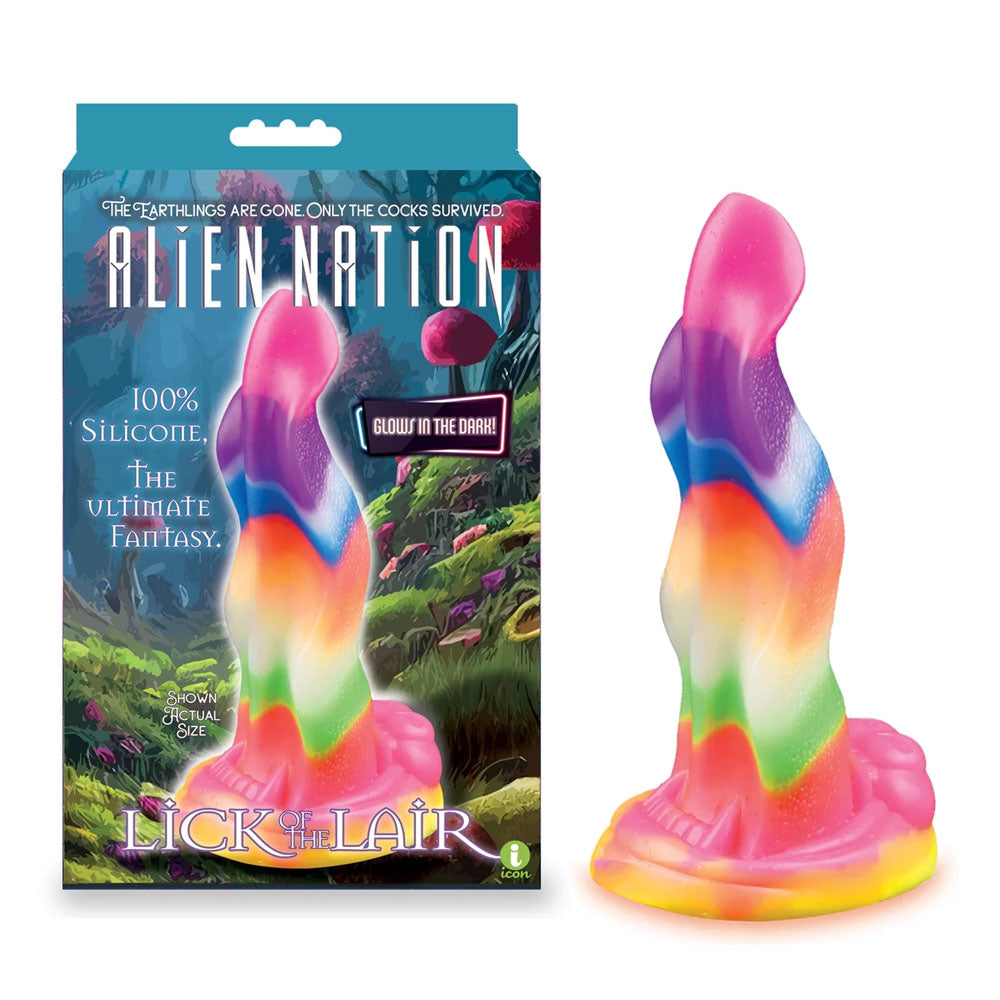 Alien Nation Lick of the Lair – Glow-in-the-Dark Tongue Creature Dildo (17.8cm)