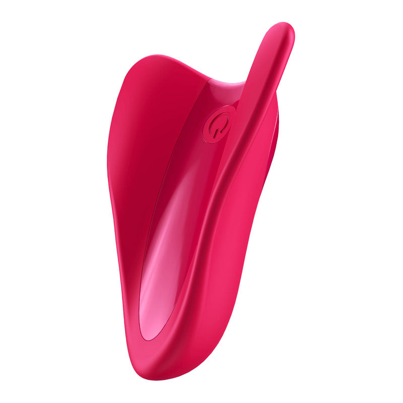 Satisfyer High Fly Red Finger Vibrator - Fluttering Wing Design