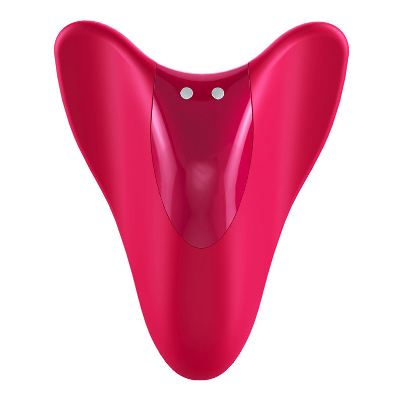 Satisfyer High Fly Red Finger Vibrator - Fluttering Wing Design