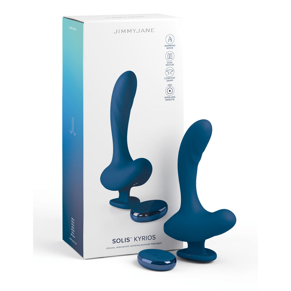 JimmyJane Solis Kyrios – Dual Motor Prostate Massager with Remote + Warming Mode