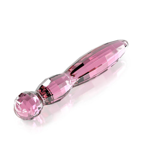 JimmyJane Dillenia Cissus Clear Pink Glass Dildo (19.5cm)