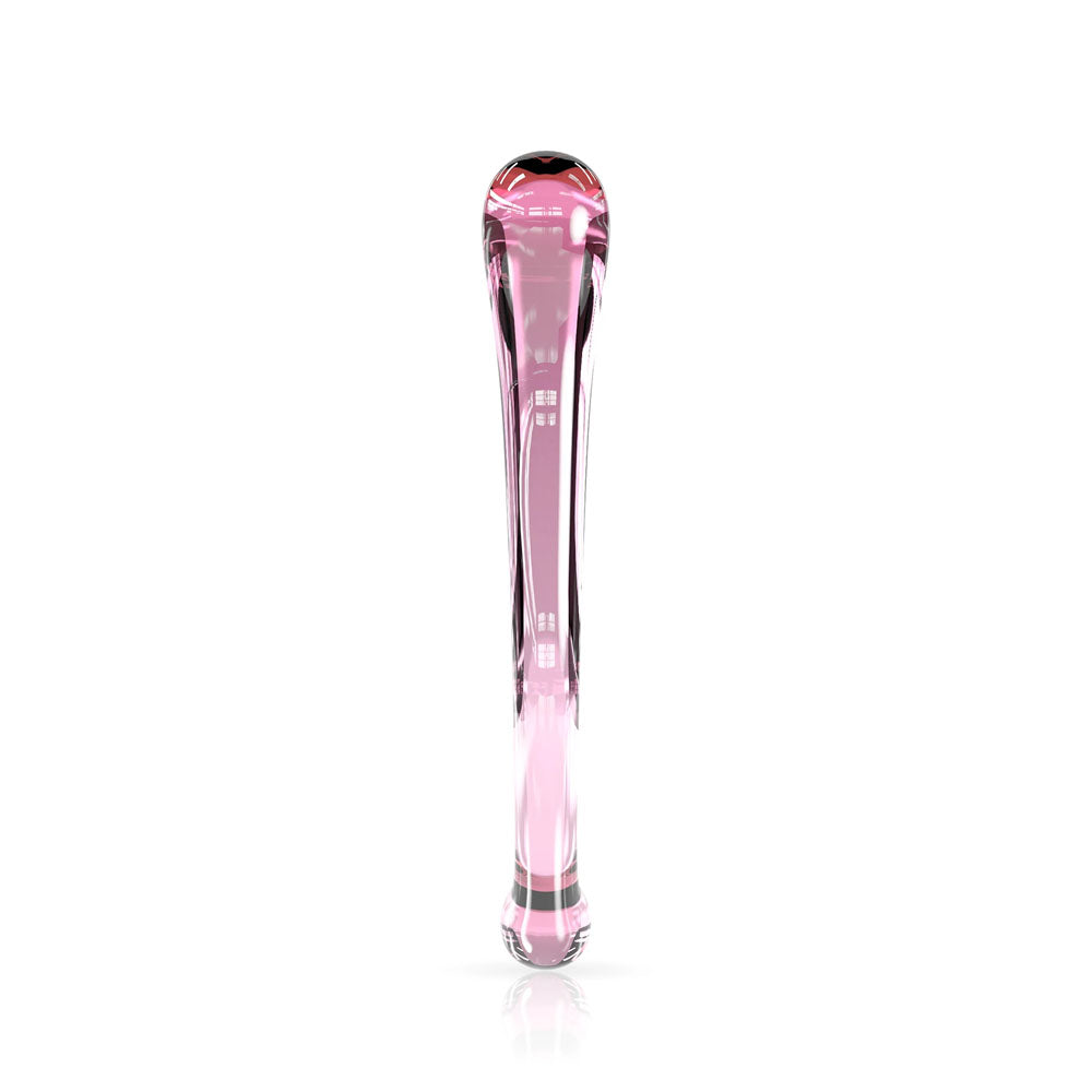 JimmyJane Dillenia Gama Handcrafted Glass Dildo - Curved G-Spot Design (24.6cm)