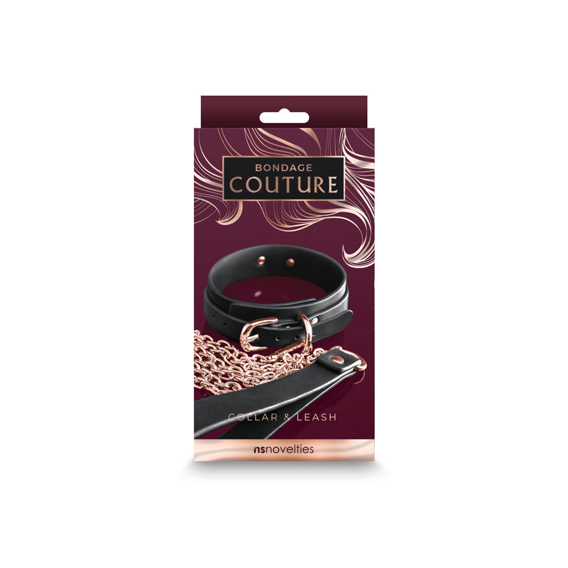Bondage Couture Collar & Leash - Safe, Comfortable & Durable