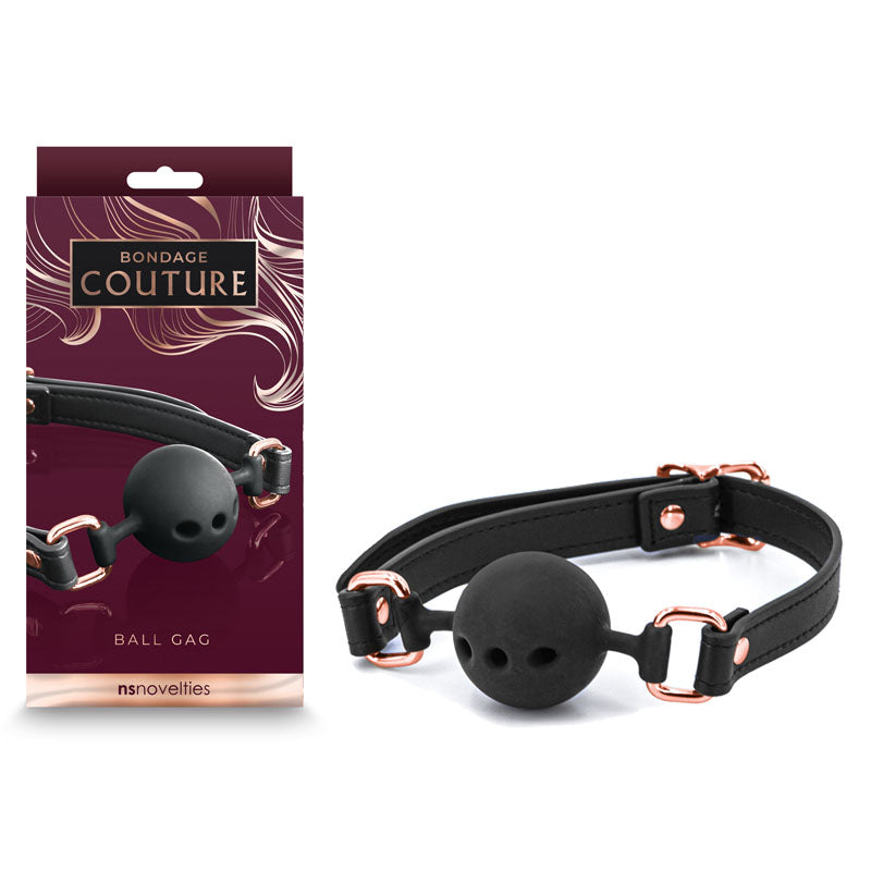 Breathable Couture Ball Gag - Comfortable, Elegant & Safe