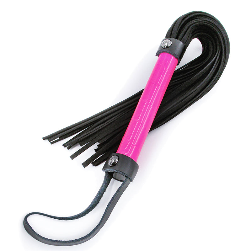 Electra Pink Flogger Whip - Lightweight with Comfortable Grip