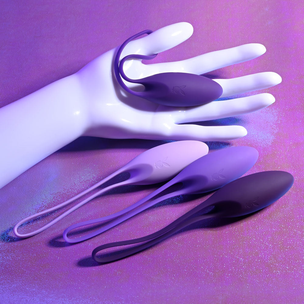 Playboy Pleasure Put in Work Kegel Balls | 4 Graduated Weights | Waterproof