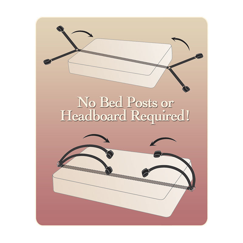 Pipedream Fetish Fantasy Series Adjustable Bed Bindings Restraint Kit