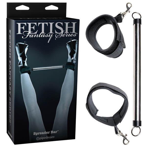 Pipedream Fetish Fantasy Series Limited Edition Spreader Bar - Black Cuffs