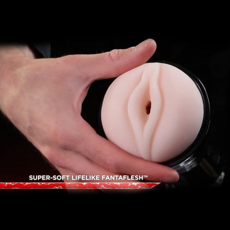 PDX Elite Cock Compressor Vibrating Stroker with Suction Base