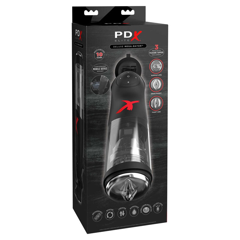 PDX Elite Deluxe Mega-Bator – Hands-Free Stroker with Mobile Device Holder