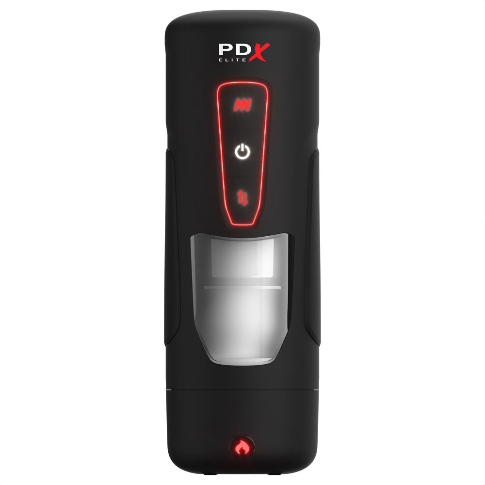 PDX Elite Milk Me Hotter – Heated Thrusting & Vibrating Auto Stroker
