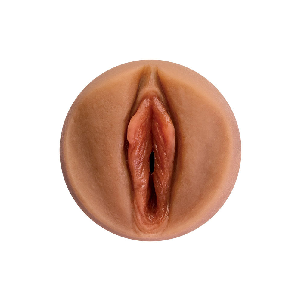 PDX Plus Shower Therapy - Deep Stroker in Discreet Shower Bottle with Suction Cup (Tan)