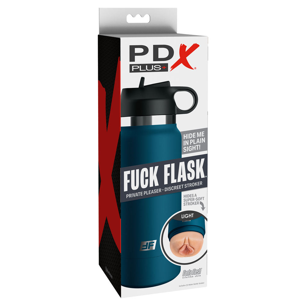 PDX Plus Fuck Flask – Discreet Stroker in a Water Bottle Design