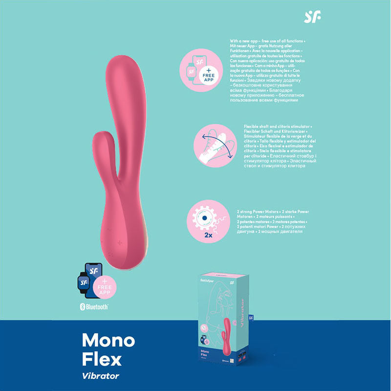 Satisfyer Mono Flex – Red Rabbit Vibrator with App Control